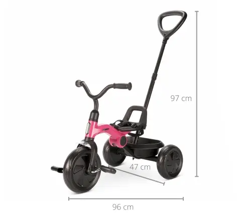 Bērnu trīsritenis Qplay Ant Plus Rose