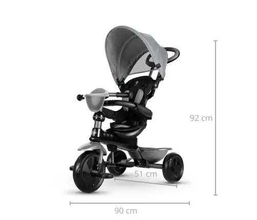 Bērnu trīsritenis Qplay Cosy Grey