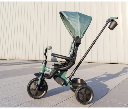 Qplay Rowerek Trójkołowy Elite Platinum Green