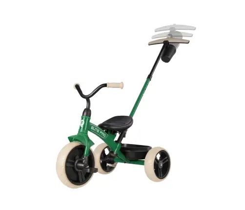 Bērnu trīsritenis Qplay Elite Pro Green