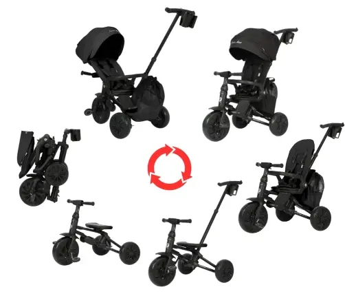 Qplay Nova Max Black Tricycle