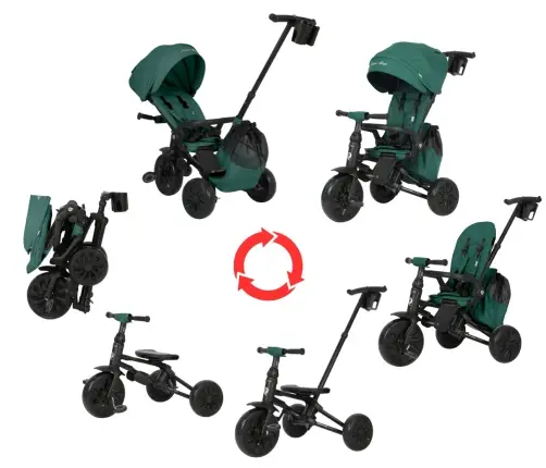 Qplay Nova Max Green Tricycle