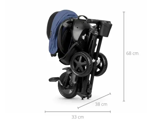 Qplay Nova Niello Blue Tricycle