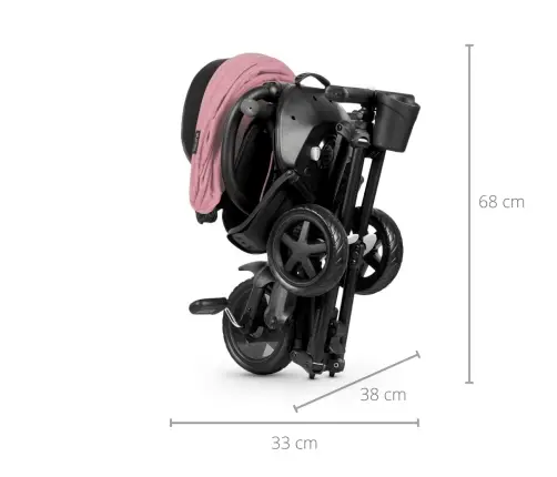 Qplay Nova Niello Pink Kolmerattaline jalgratas