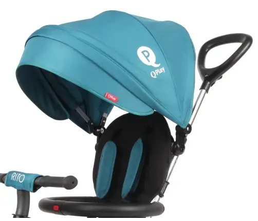 Bērnu trīsritenis Qplay Rito Air Green