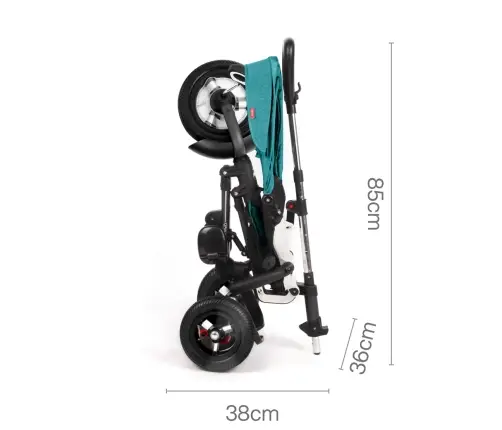 Bērnu trīsritenis Qplay Rito Air Green