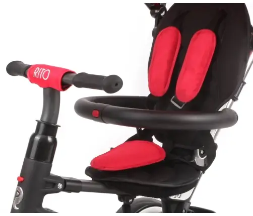 Bērnu trīsritenis Qplay Rito Air Red