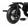 Bērnu trīsritenis Qplay Rito Deluxe Rubber Black