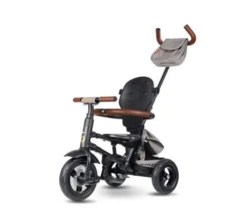 Qplay Rowerek Trójkołowy Rito Deluxe Rubber Grey