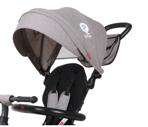 Bērnu trīsritenis Qplay Rito Plus Grey