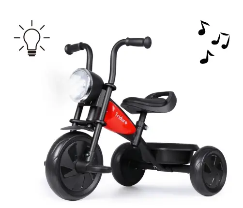 Bērnu trīsritenis Qplay Triduro Red