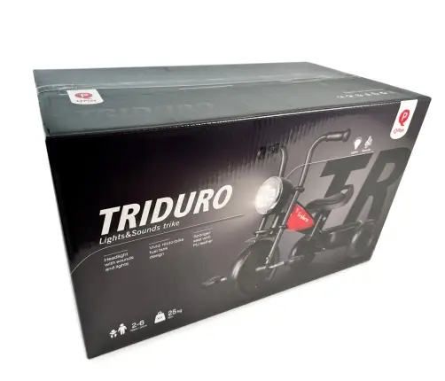 Bērnu trīsritenis Qplay Triduro Red