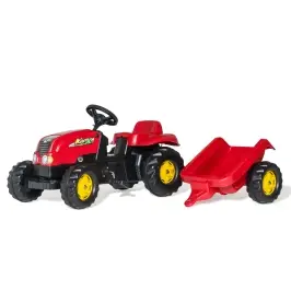 Rolly Toys 012121 Traktor Rolly Kid z przeczepą Czerwony Rolly Toys 012121 Traktor Rolly Kid z przeczepą Czerwony