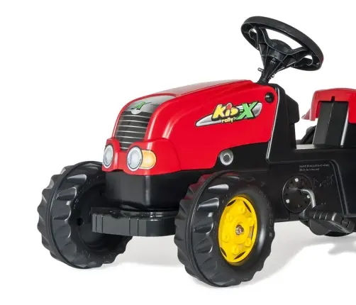 Rolly Toys 012121 Traktor Rolly Kid z przeczepą Czerwony