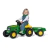 Rolly Toys 012190 Traktor Rolly Kid John Deere z przyczepą