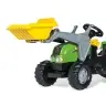 Rolly Toys 023134 Traktor Rolly Kid X z łyżka i przyczepa Zielony