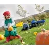 Rolly Toys 023929 Traktor Rolly Kid New Holland Agriculture z łyżka i przyczepą