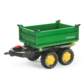 Rolly Toys 122004 Przyczepa Rolly-Mega Trailer jasno zielona, żółte koła, 2-osie Rolly Toys 122004 Przyczepa Rolly-Mega Trailer jasno zielona, żółte koła, 2-osie
