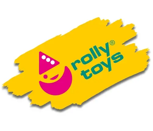 Rolly Toys 122004 Przyczepa Rolly-Mega Trailer jasno zielona, żółte koła, 2-osie