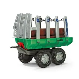 Rolly Toys 122158 Przyczepa Rolly-Timber Zielona do przewozu drzew, 2-osie Rolly Toys 122158 Przyczepa Rolly-Timber Zielona do przewozu drzew, 2-osie