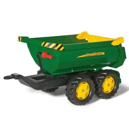 Rolly Toys 122165 Przyczepa Rolly Halfpipe półwywrotka John Deere 2-osie Rolly Toys 122165 Przyczepa Rolly Halfpipe półwywrotka John Deere 2-osie
