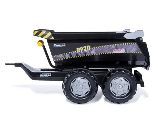 Rolly Toys 123230 Przyczepa Rolly-Halfpipe Półwywrotka Krampe, 2-osie