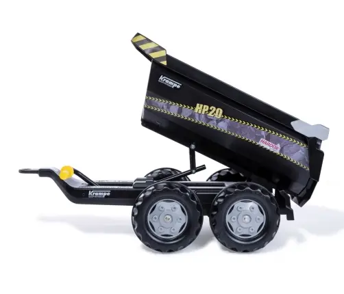 Rolly Toys 123230 Przyczepa Rolly-Halfpipe Półwywrotka Krampe, 2-osie