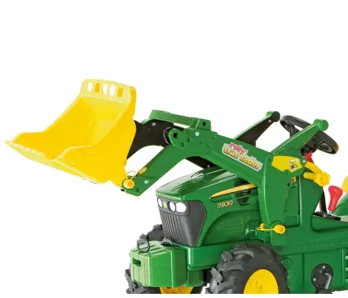 Rolly Toys 710126 Traktor Rolly Farmtrac John Deere z łyżką i pompowanymi kołami