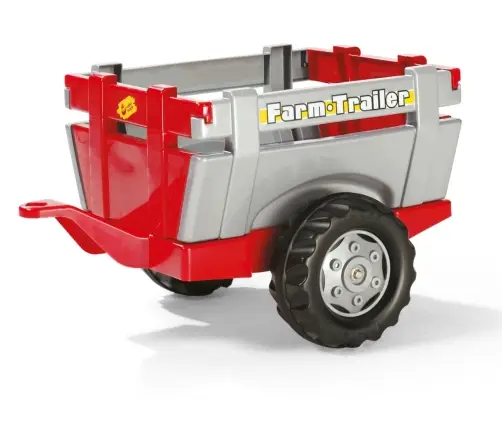 Rolly Toys 800261 Traktor Rolly Junior RT z przyczepą Czerwony