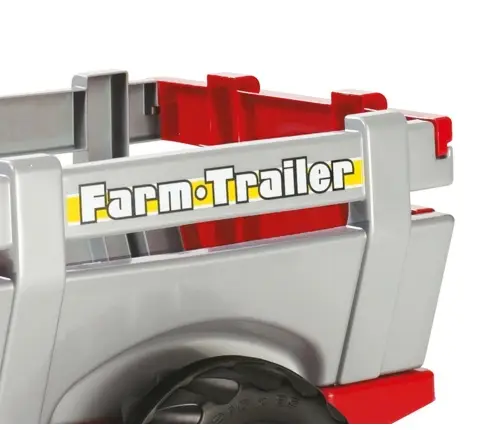 Rolly Toys 800261 Traktor Rolly Junior RT z przyczepą Czerwony