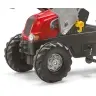 Rolly Toys 811397 Traktor Rolly Junior RT z przyczepą i łyżka Czerwony
