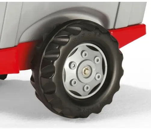 Rolly Toys 811397 Traktor Rolly Junior RT z przyczepą i łyżka Czerwony