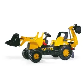 Rolly Toys 812004 Traktor Rolly Junior JCB z łyżką i przyczepą