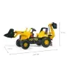 Rolly Toys 812004 Traktor Rolly Junior JCB z łyżką i przyczepą