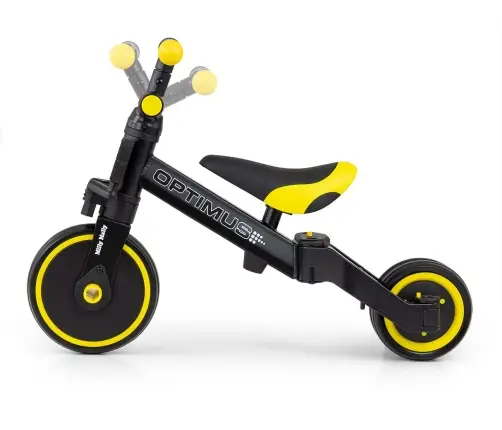 Rowerek 3w1 Optimus Black