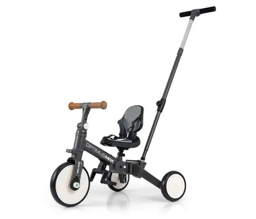 Rowerek 5w1 Optimus Max Dark Grey