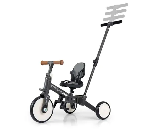 Rowerek 5w1 Optimus Max Dark Grey