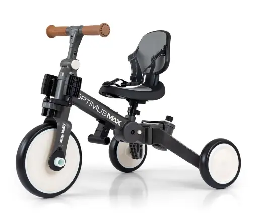 Rowerek 5w1 Optimus Max Dark Grey