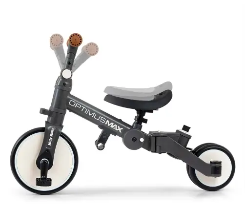 Rowerek 5w1 Optimus Max Dark Grey