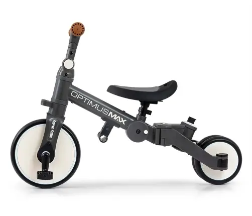 Rowerek 5w1 Optimus Max Dark Grey