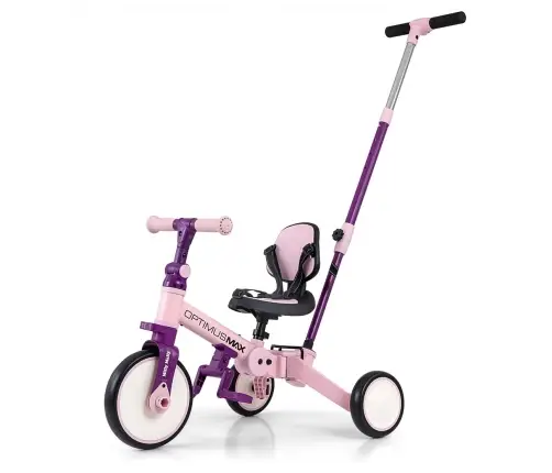 Rowerek 5w1 Optimus Max Pink