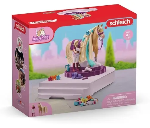 Schleich 42617 Obrotowa Stacja Pielęgnacji Koni