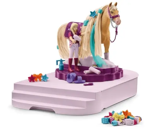 Schleich 42617 Obrotowa Stacja Pielęgnacji Koni