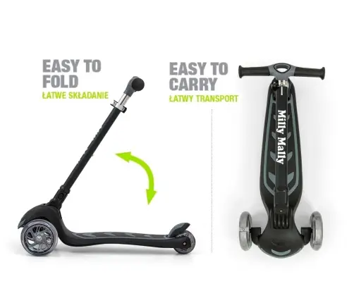 Самокат Milly Mally Boogie Black