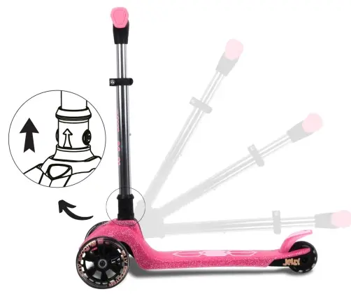 Skrejritenis Milly Mally Jelly Pink