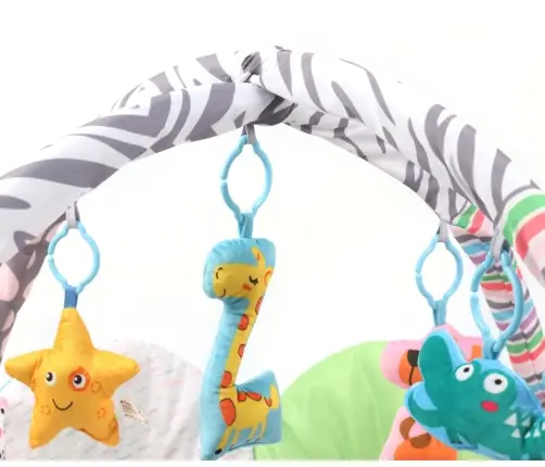 TinyMini JL639-2A Mata edukacyjna 2w1 Kwiat Zoo