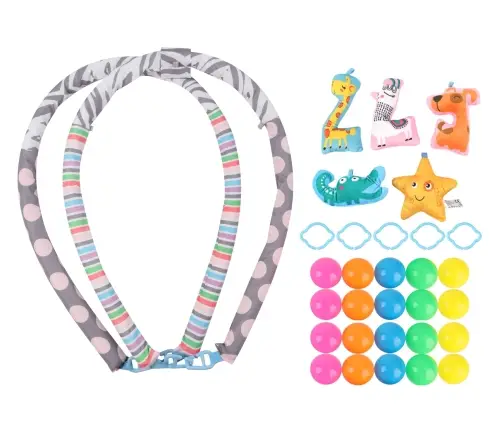 TinyMini JL639-2B Mata edukacyjna 2w1 Kwiat Safari