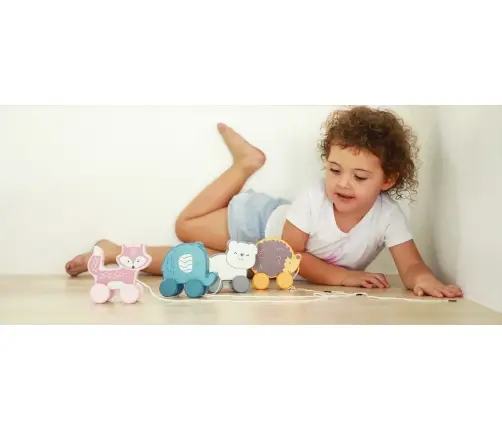 Viga 44001 PolarB Pull Along - Polar Bear