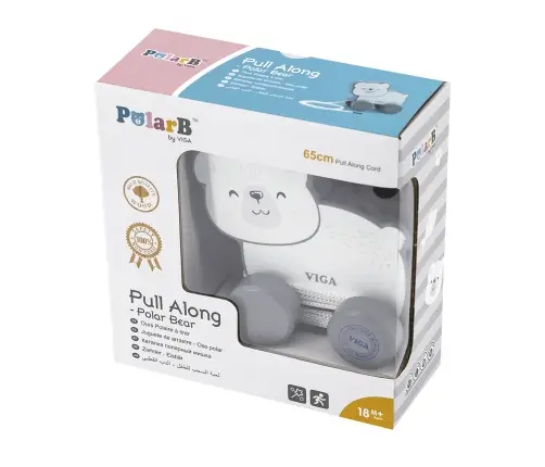 Viga 44001 PolarB Pull Along - Polar Bear