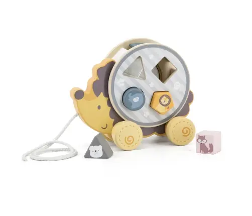 Viga 44025 PolarB Jeż Jerzy 2w1 sorter do ciagnięcia